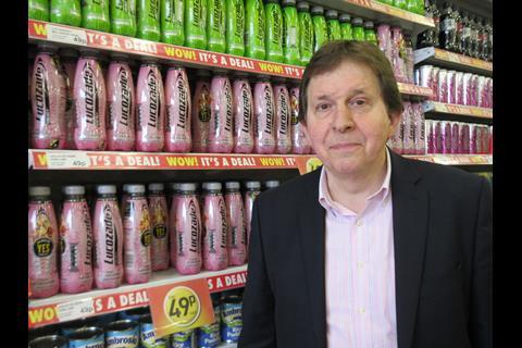 Poundstretcher managing director Ian York in the retailer's Pontefract store